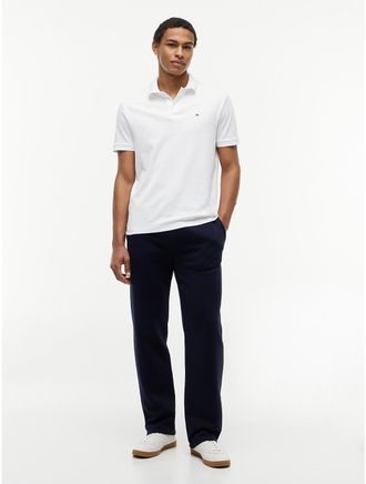 Tommy Hilfiger Mens Relaxed Brushed-Back Fleece Sweatpant - Navy Blue - XXXL