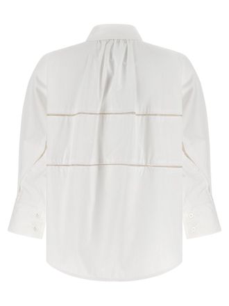 Fabiana Filippi Diamond Thread Cotton Poplin Shirt - White