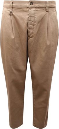 Paolo Pecora Hombre, Pantalones, Beige, Talla: L