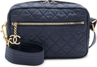 Chanel Satin Crystal Paris-Hamburg Small Camera Bag (Authentic Pre-Loved)