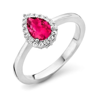 Orphelia WoMens 925 Sterling Silver Ring - ZR-7226/RU - Size R 1/2