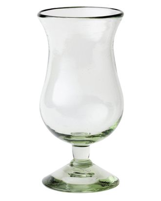 10 Strawberry Street Set Of 6 Hurricane Handblown Mexican Glasses