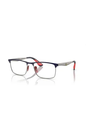 Ray-Ban 55mm Rectangle optical glasses in Blue at Nordstrom