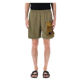 C.P. Company Casual Shorts, male, Green, Size: XL Cargo Short
