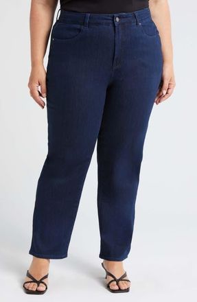 Universal Standard Ella Straight Leg Jeans in Balearic Blue at Nordstrom, Size 2Xl