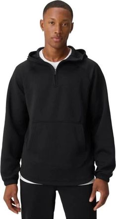 Fabletics Mens The GridTech Quarter Zip Hoodie in Black at Nordstrom, Size Xx-Large
