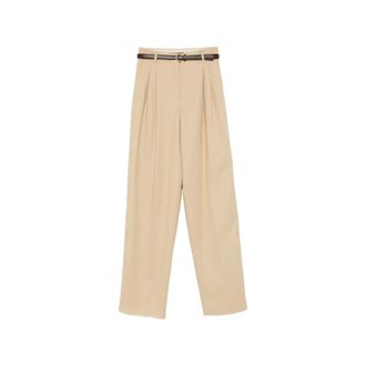 Max Mara Divo Pleated Belt Trousers