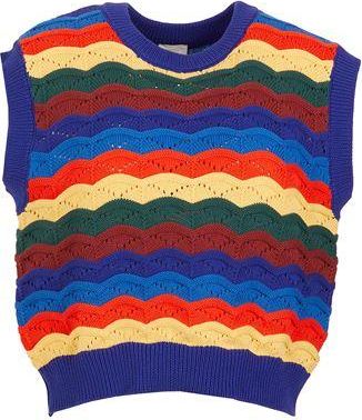 8 by YOOX RAINBOW KNIT VEST