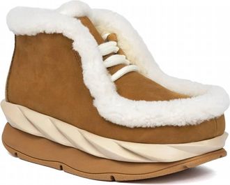 4CCCCees Womens Mellow Monta Winter Ankle Boots In Tan