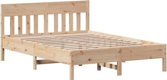 vidaXL Estructura De Cama Sin Colch&oacute;n Madera Maciza De Pino 160x200 Cm Vidaxl