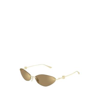 Balenciaga Geometrische Ovale Zonnebril - Dames - Accessoires - Geel - Maat: 63 MM