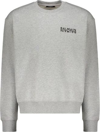 Balmain Sweatshirts & Hoodies - Heren - Sweatshirts - Grijs - S - Hoodies & sweatvesten