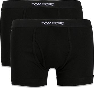 Tom Ford Cotton Stretch Boxer Briefs - Black