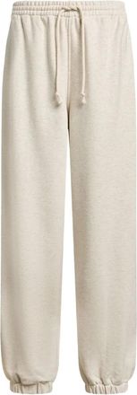 12 Storeez wide-leg track pants - Neutrals