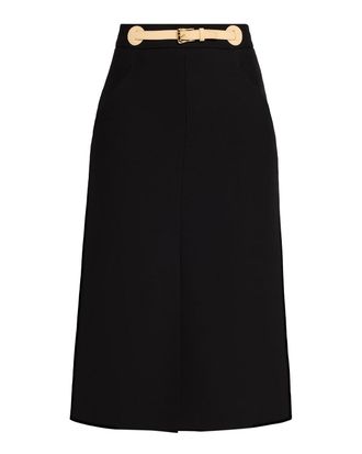 Valentino Garavani Belted A-Line Skirt