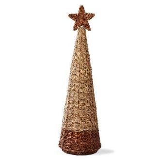 Tag Large Seagrass Tree Holiday Sculpture Natural Decorative Object in Beige at Nordstrom
