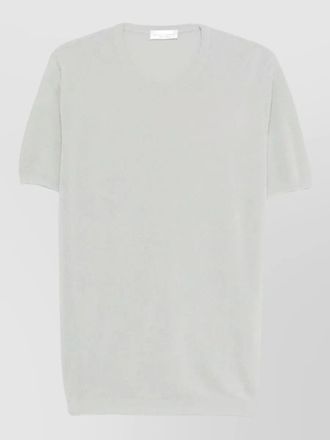 Roberto Collina knit cotton blend short sleeve top