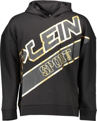 Plein Sport Black Cotton Mens Sweatshirt