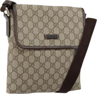 Gucci Pre-owned Vintage Plastic Cross Body Bag - Dames - Vintage Schoudertas - Beige - ONE Size - Vintage
