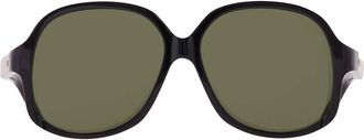 Valentino Green Irregular Unisex Sunglasses VLS-177 A 59