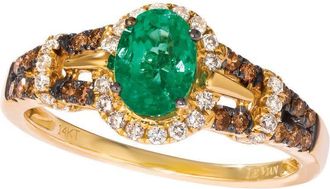 Le Vian Ladies Costa Smeralda Emeralds Rings set in 14K Honey Gold