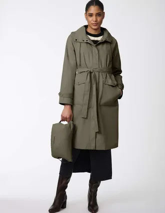 Bernardo HOODED TRENCH COAT
