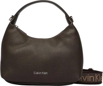 Calvin Klein Kleine tas met webbing schouderband - Dames - Tassen - Bruin - Maat: ONE Size