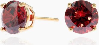Cachet London Womens Cachet London Lana 8mm Ruby Earrings - Red
