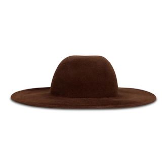Alberta Ferretti Dames, Accessoires, Bruin, Maat: S Wol