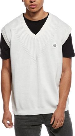 HUGO BOSS Wool-Blend Tennis Lifestyle Sweater Vest