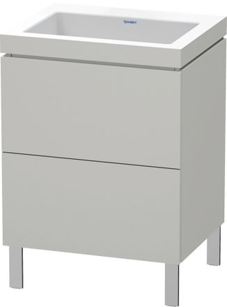 Duravit Duravit - Mueble De Ba&ntilde;o L-cube Wt Vero Air 698x600x480mm Sin Orificio Para Grifer&iacute;a En Hormig&oacute;n