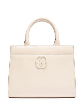 Bally logo-plaque leather tote bag - women - Calf Leather - OS - Neutrals