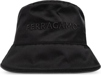 Ferragamo Emmerhoed - Heren - Hoeden - Zwart - 57 CM - Katoen - Accessoires
