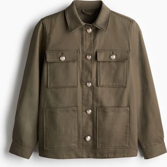 H&M Utility-Jacke aus Baumwolle - Green