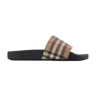 Burberry Lf Furley L Check Slides