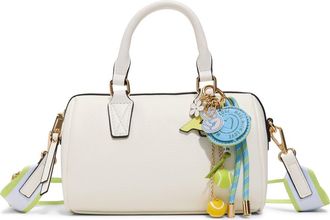 Aldo Adilynx Faux Leather Satchel in White at Nordstrom
