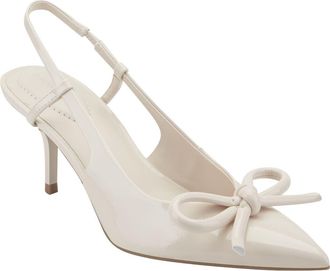 Bandolino Margla Faux Leather Slingback Pump in Ivory at Nordstrom, Size 8.5
