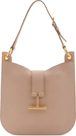 Tom Ford Small Tara Leather Top Handle Bag in 1J013 Light Beige at Nordstrom