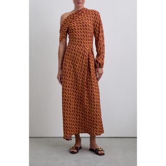 Scalpers Antikprint Dress in Terracota at Nordstrom, Size Medium Eu