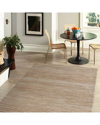 LR Home Lr Home Vintara Farmhouse Striped Handmade Area Rug
