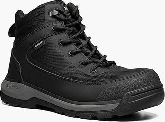 Bogs Mens Shale Mid Composite Toe Esd Boots In Black