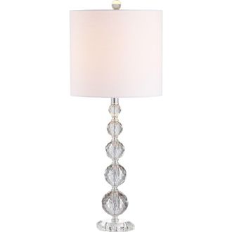 Jonathan Y Designs Nala 28.5 Crystal LED Table Lamp, Clear/Chrome at Nordstrom