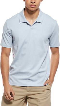 Vince Mesh Rib Johnny Collar Shirt