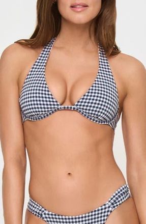 L*Space Isa Underwire Bikini Top in Atta Girl Gingham at Nordstrom Rack, Size X-Large