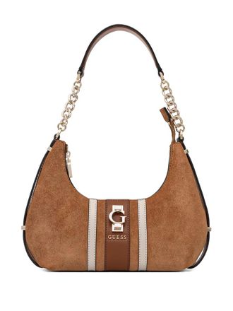 Guess Co Erenia shoulder bag - women - Calf Leather - OS - Brown