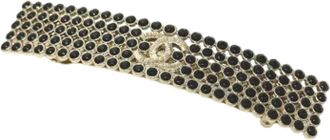 Chanel Pre-owned Yellow Gold hair-accessories - Dames - Vintage Accessoires - Zwart - ONE Size - Vintage