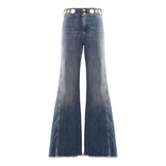 Nenette Flared Jeans, female, Blue, Size: W28 Flared Jeans