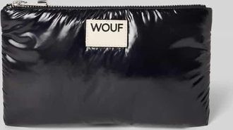 Wouf Pouch mit Label-Patch Modell Nuit in Black, Größe 1
