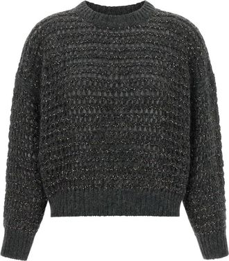 Brunello Cucinelli Mujer, Jerseys, Gris, Talla: S