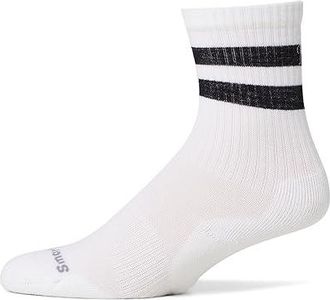 Smartwool Everyday Athletic Striped Crew Socks Crew Cut Socks Shoes White : XL (US Mens Shoe 12-14.5 - Womens 13-15.5), Merino/Nylon/Wool